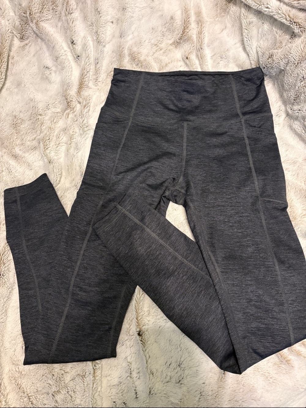 Avia Dark Gray Heather High-Waist Leggings